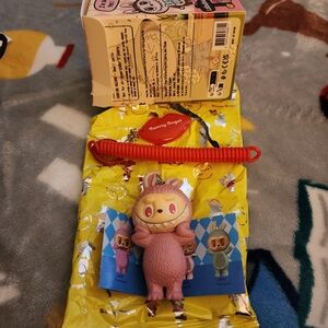 Pink Monster Keychain